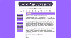 Desktop Screenshot of bonairartists.com